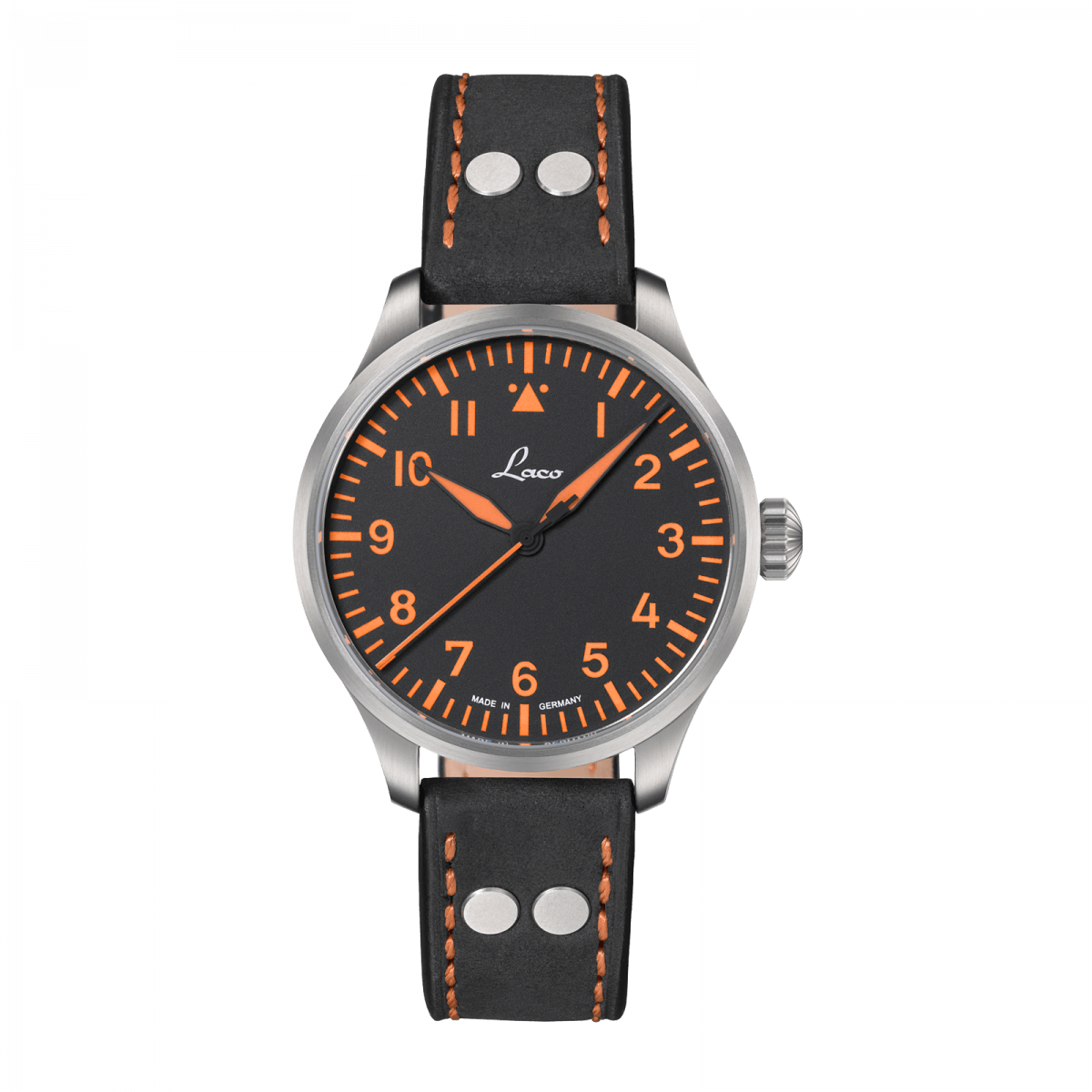 The Laco Edition 97 is a classic Type B pilot's watch in bronze