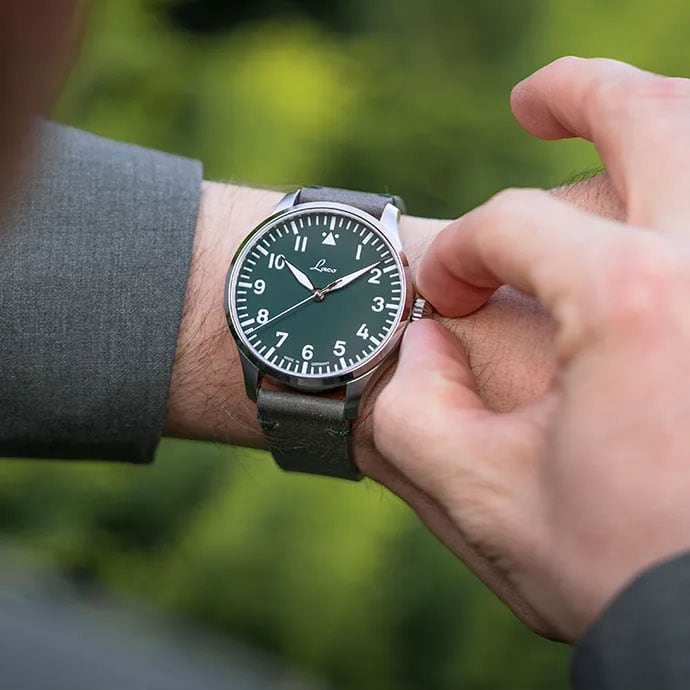 Laco Pilot Watches Basic Augsburg Grün 42